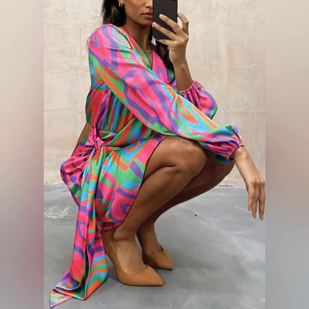 NWT- Never Fully Dressed Reeva Vienna Mini Wrap Dress